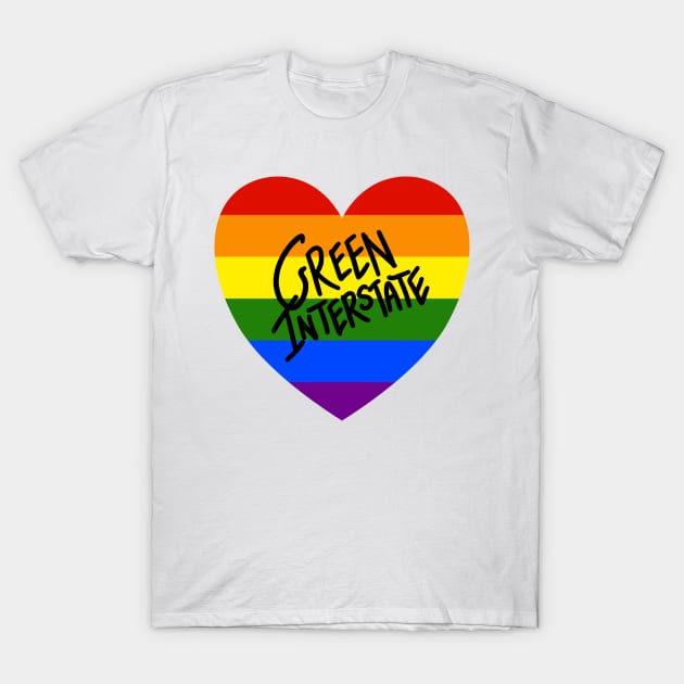 GI Pride Heart T-Shirt by Green Interstate